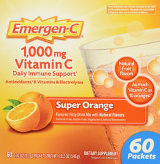 Emergen-C 130213 tub front with citrus powder for daily wellness