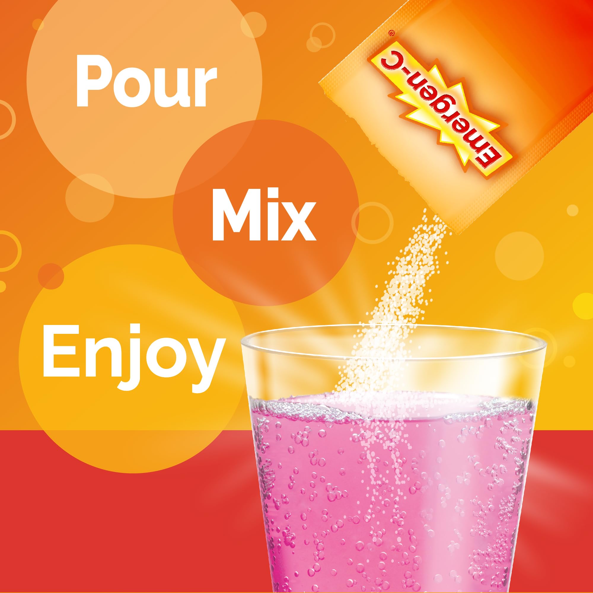 Emergen-C electrolytes and antioxidants add a refreshing hydration option.
