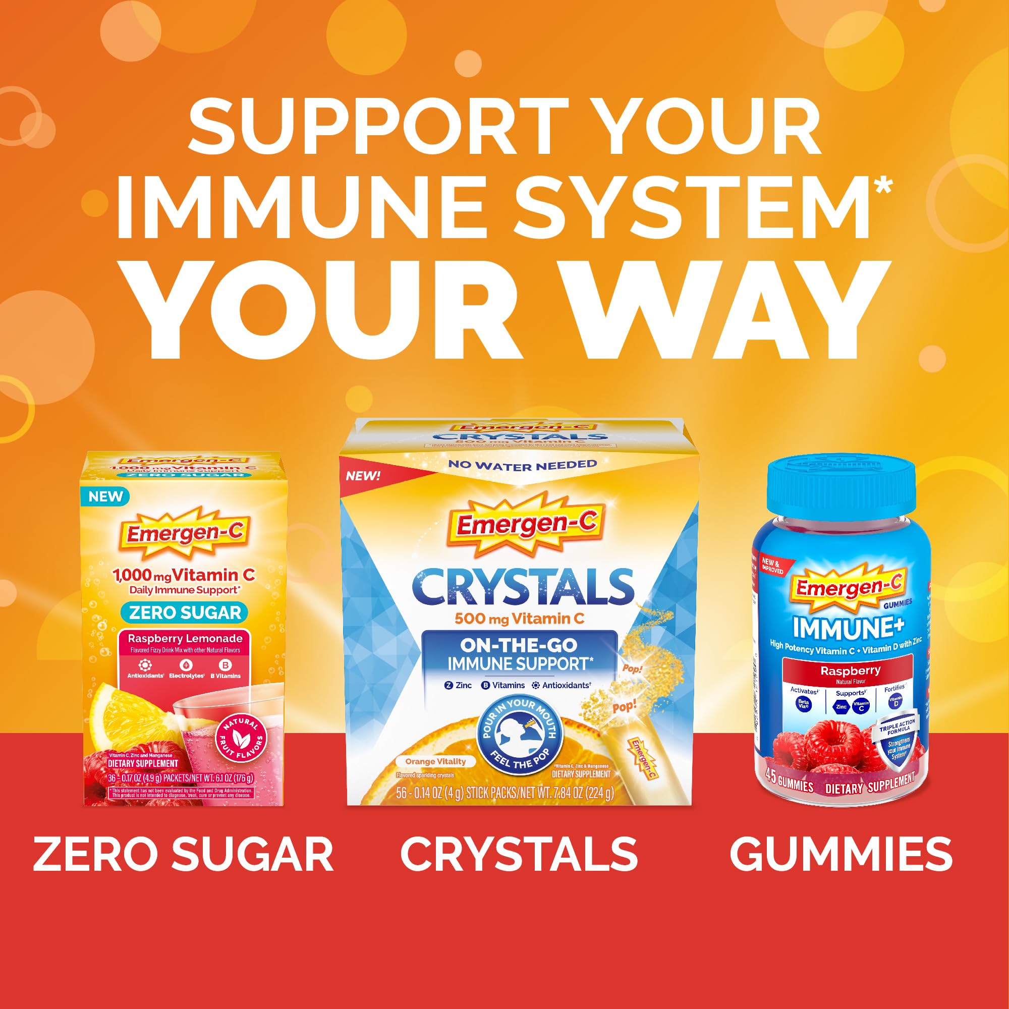Natural fruit flavors deliver Raspberry taste without artificial sweeteners.