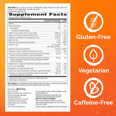 Gluten-free vegetarian caffeine-free option with natural raspberry flavor.