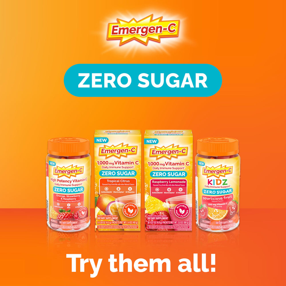 Daily immune support packets keep on the go.