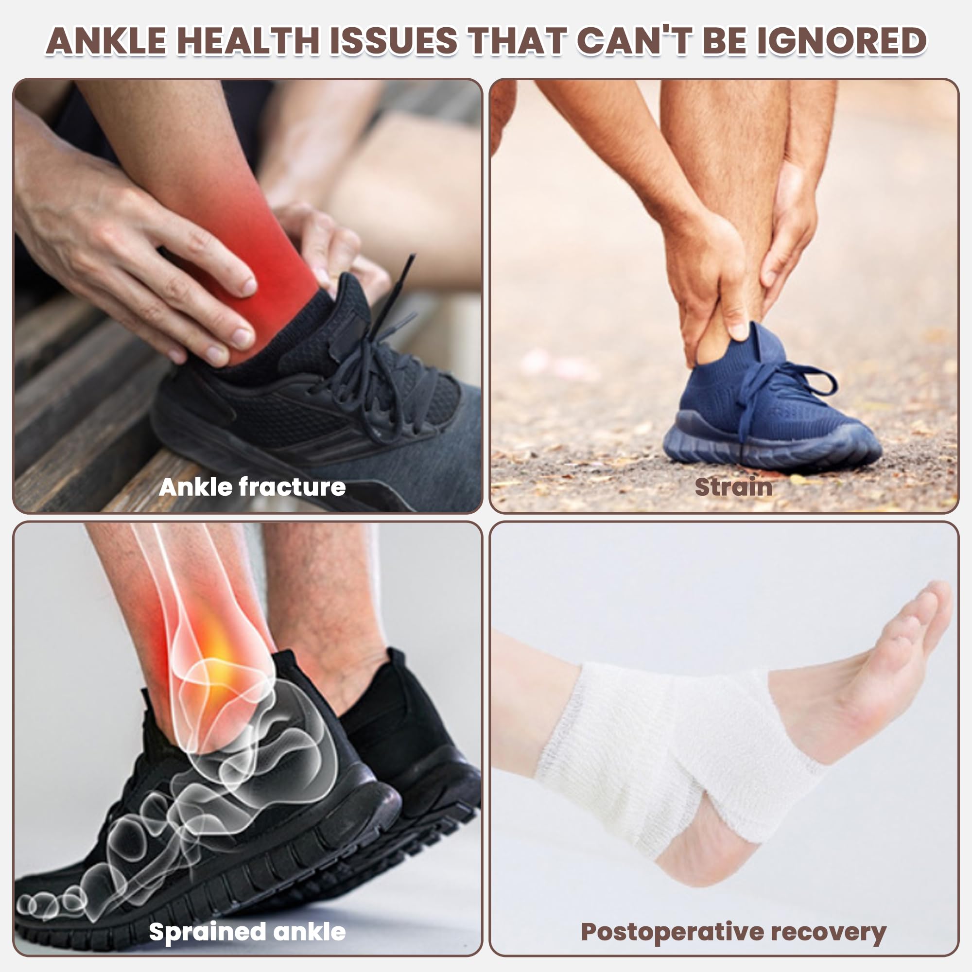 Emesak adjustable warmth delivers gentle heat for tired feet.