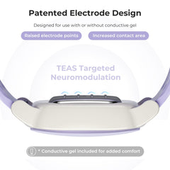 Globally patented vertical electrode design ensures consistent conductivity and fit