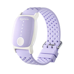 EmeTerm Explore wristband worn on the wrist for drug-free nausea relief during travel
