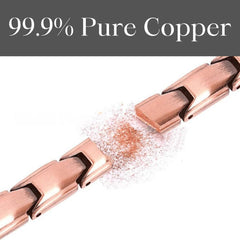 EMF Shield Copper Bracelet packed in elegant pouch, ideal gift for wellness-minded friends.