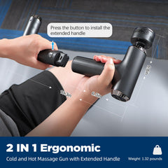 Emicool cold-settings help soothe tired muscles after activity.