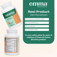 Graphic illustrating Emma Gut Health's impact on digestive system balance