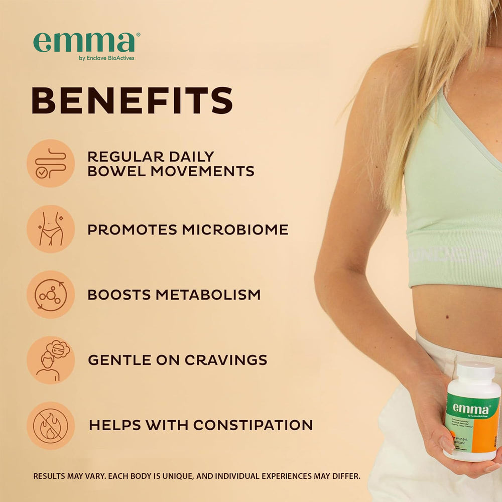 Emma Gut Health kit on kitchen counter, lifestyle-friendly care
