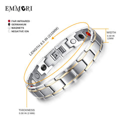 Emmori Ultra Strength Bracelet worn on wrist showing adjustable fit for versatile sizing