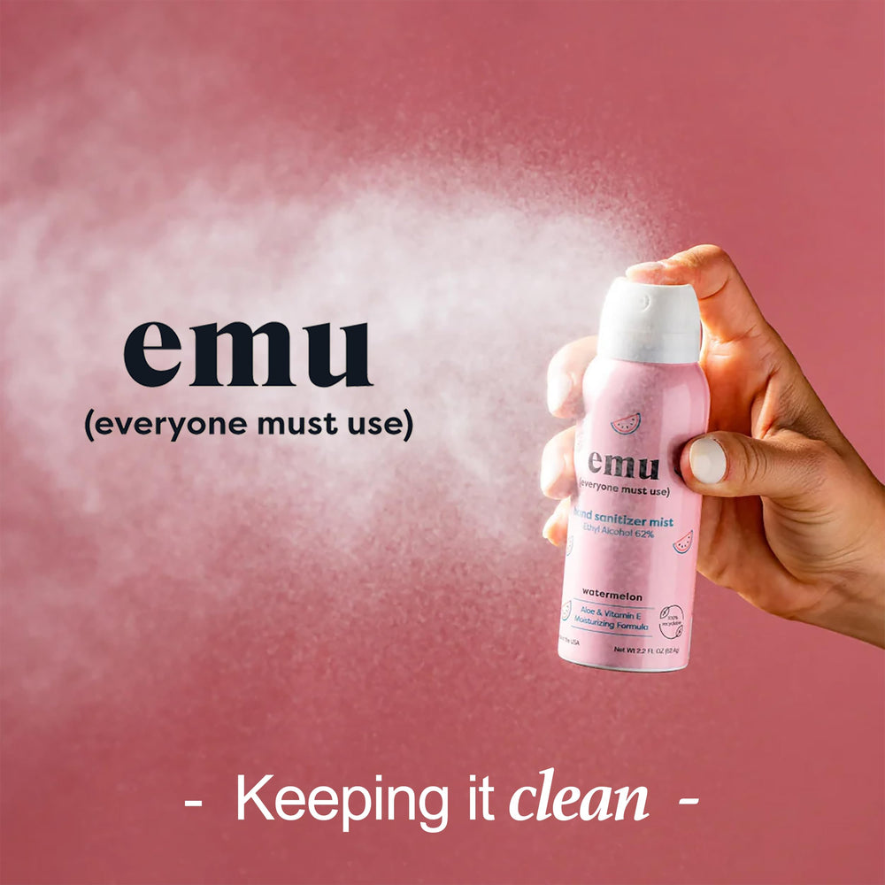 Bulk packaging option overview for EMU hand sanitizer spray