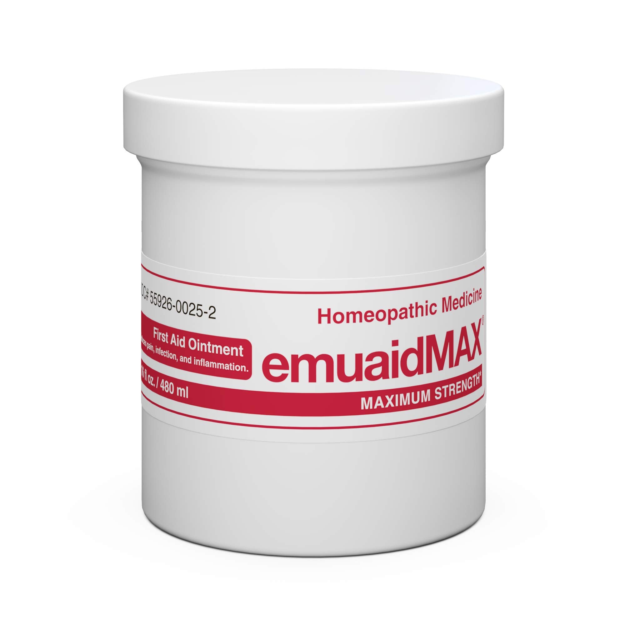emuaid EMUAIDMAX ointment tube demonstrating soothing texture for skin relief