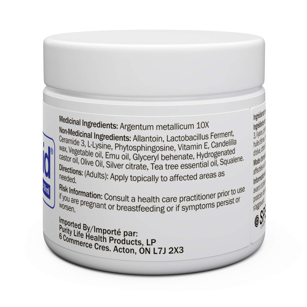 Close-up of Emuaid Ointment applied to irritated skin for relief.