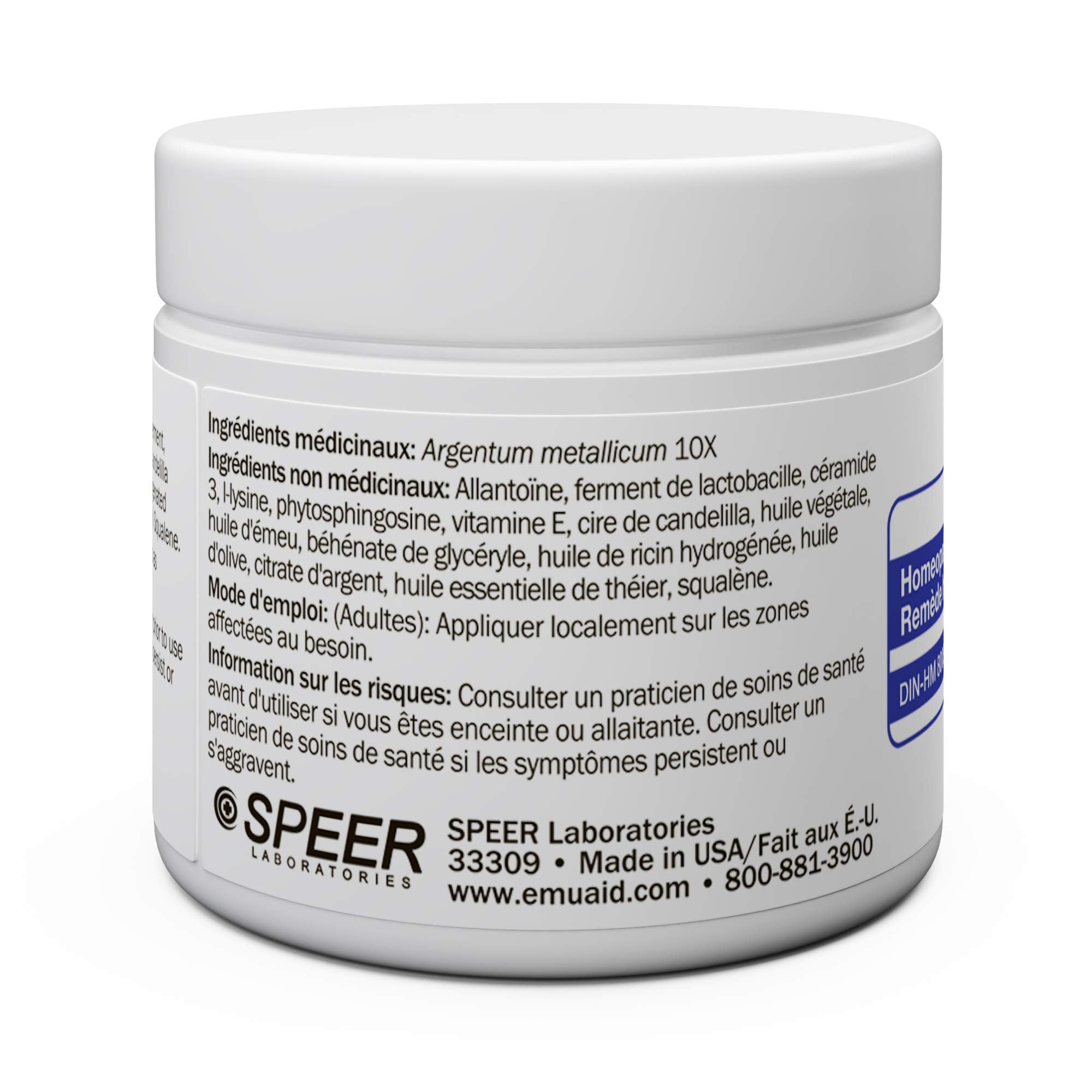 Travel-size Emuaid Ointment jar ideal for on-the-go care.