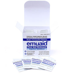 Emuaid travel pack single-use packets enable mess-free convenient applications.