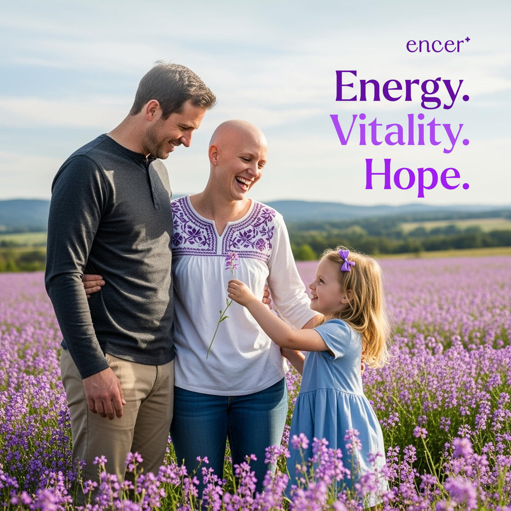 Encer at-home energy use scene suggests consistent daily energy during treatment
