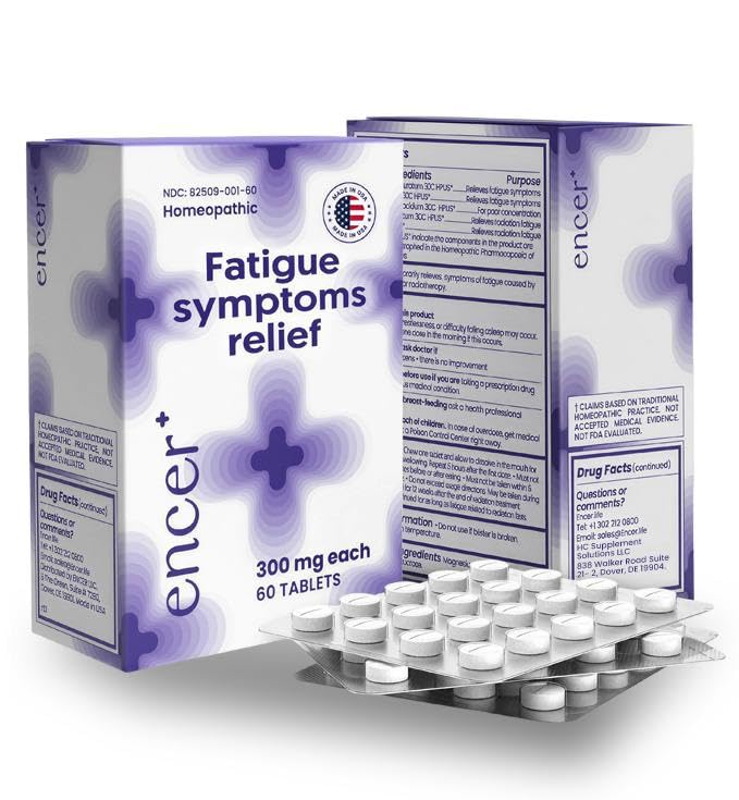 Encer energy tablets in bottle for quick non-drowsy daily support