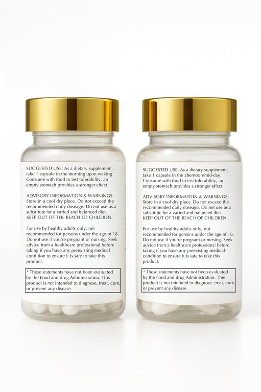 ENDOLLS Endo Warrior bottle back with dosage details for cycle care