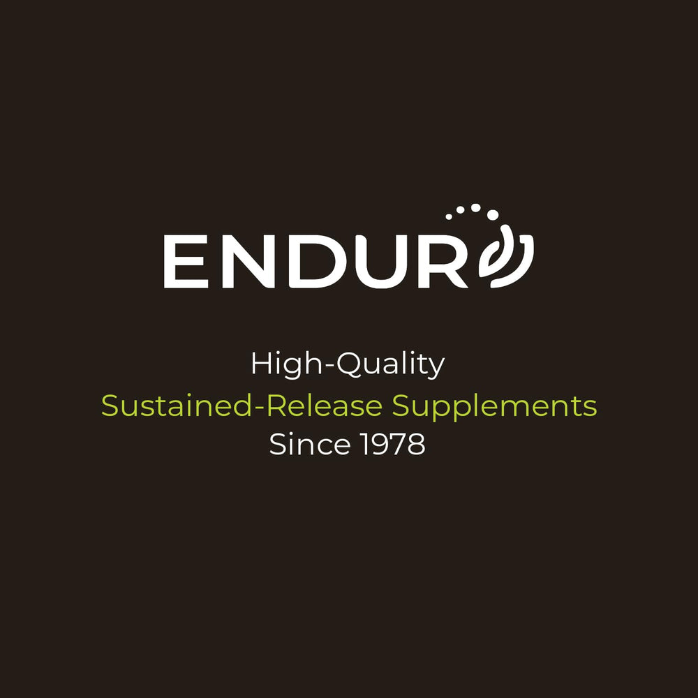 Endur-acin daily-use box highlights dosage guidance.