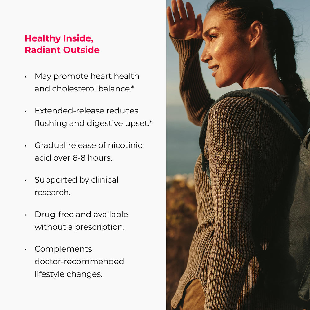 Endur-acin extended-release matrix imagery communicates 4–8 hour activity.
