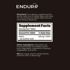 Endur-acin USA-manufactured packaging reinforces quality and tradition.