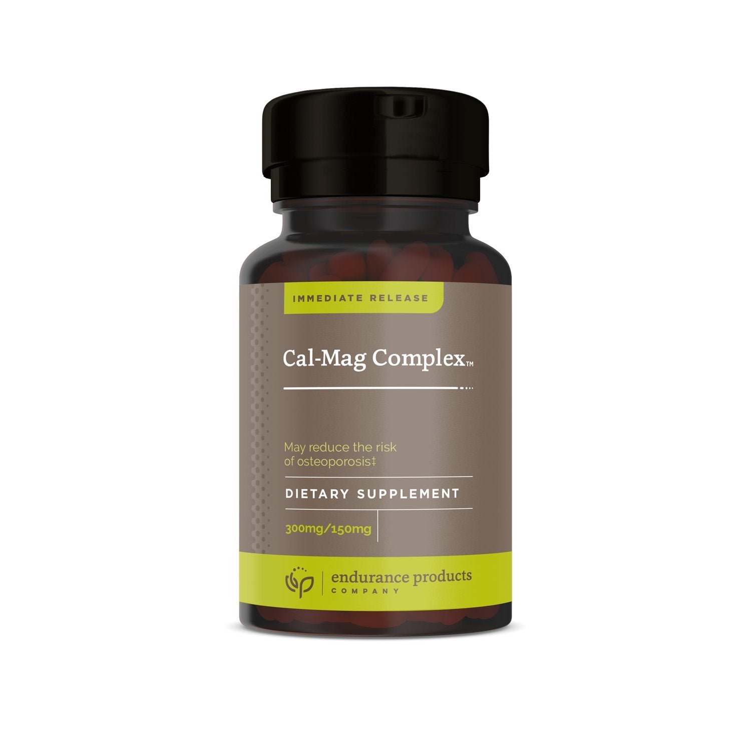 Endur Cal-Mag Complex dosage info visual indicating 2:1 balance.