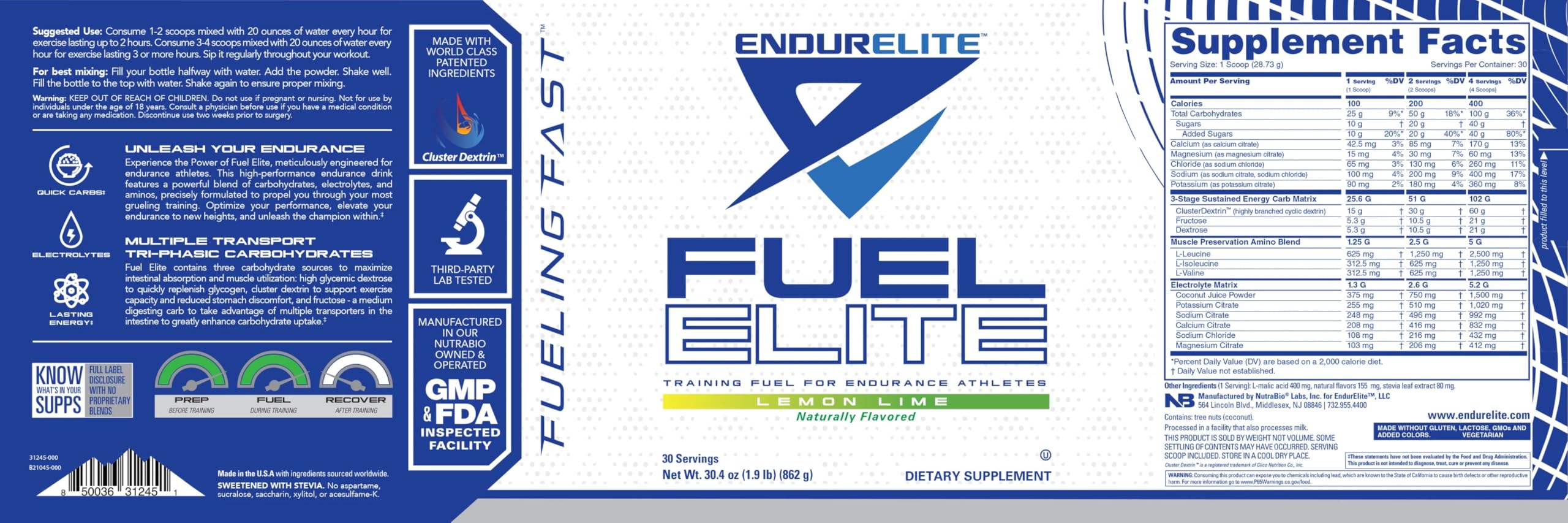 Cyclist using EndurElite during ride for cramp prevention and sustained power