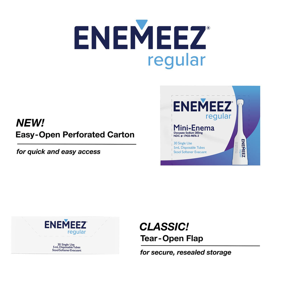 Enemeez Plus rapid action in 2 to 15 minutes for relief.