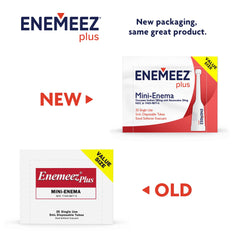 Enemeez Plus 283mg docusate sodium highlights stool-softening support.