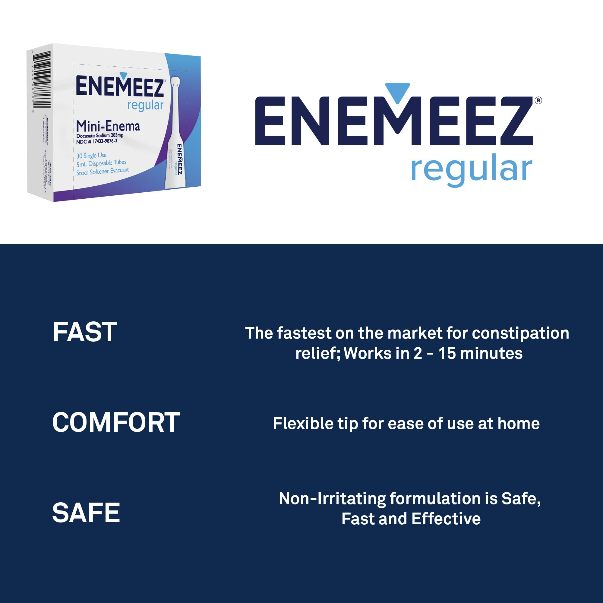 Enemeez Plus flexible tip enables comfortable self-application during use.