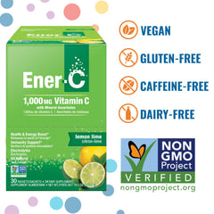 Ener-C immune-support packet with 1000 mg vitamin C for daily resilience.