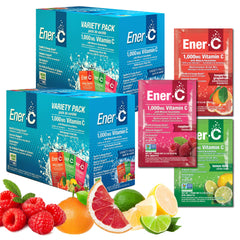 Ener-C multivitamin drink packets packaging ready for on-the-go use.