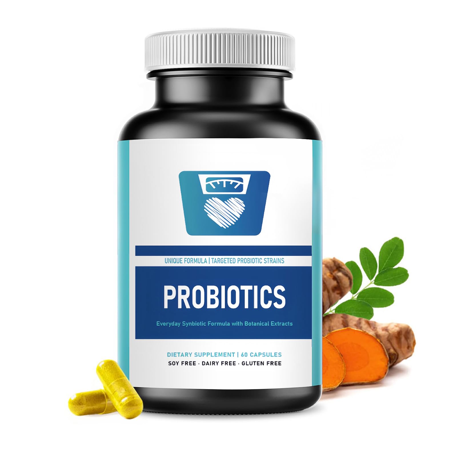 Enerderro Probiotics bottle promotes digestive balance for women.