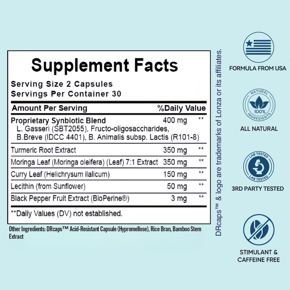 Enerderro turmeric-curcumin capsules improve absorption to support joint comfort.