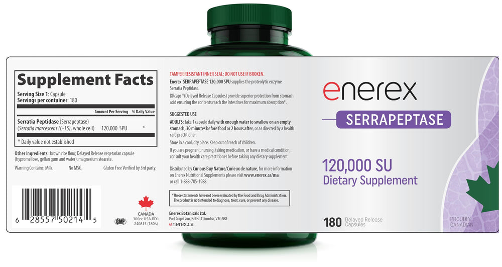 Enerex six-month supply highlight emphasizes steady, consistent use.