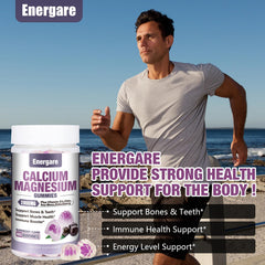 Energare elderberry flavored gummies with appealing color and shape