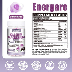 Close-up of Energare gummies highlighting chewy texture and flavor appeal