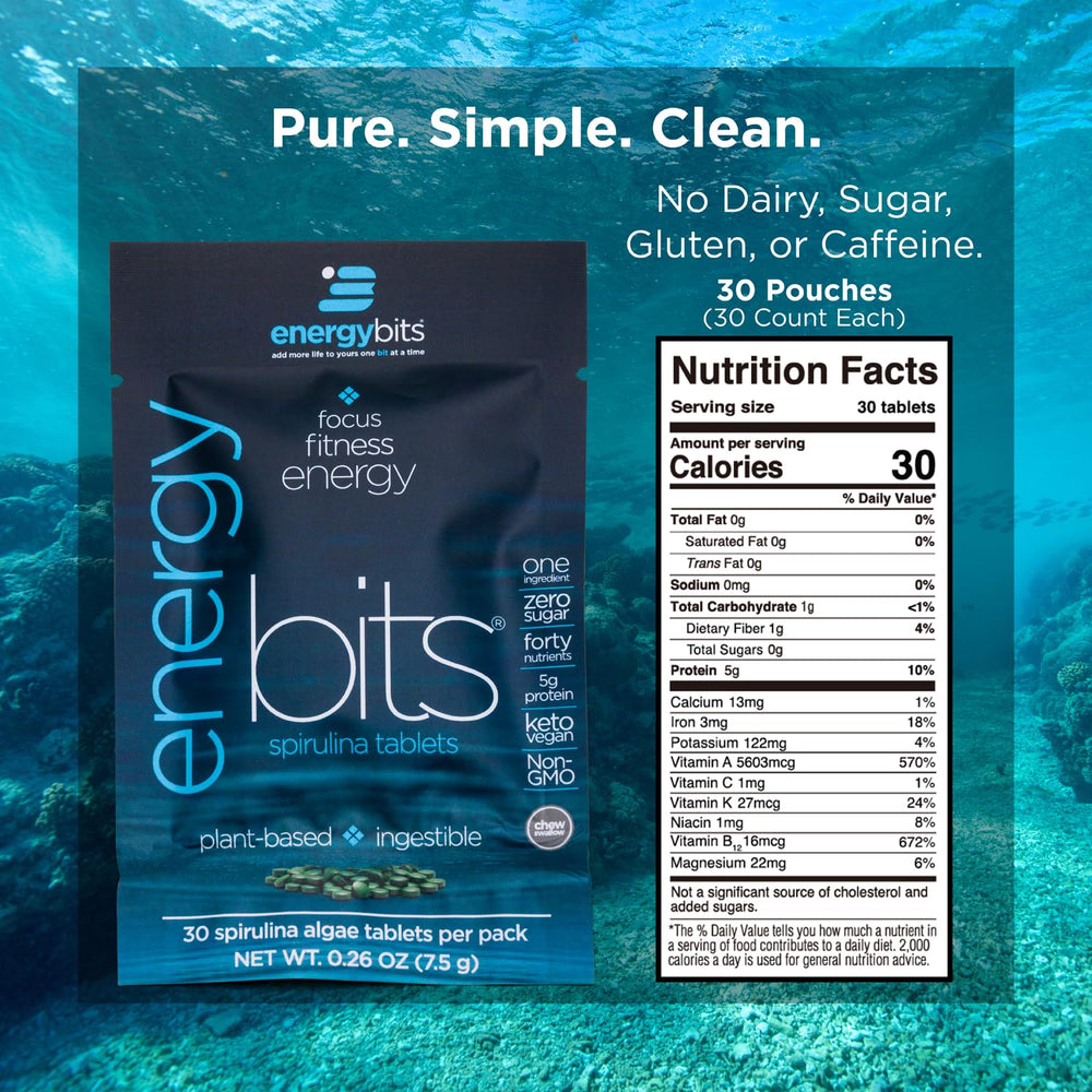ENERGYBITS tablets during workout suggest timing for focus and endurance.