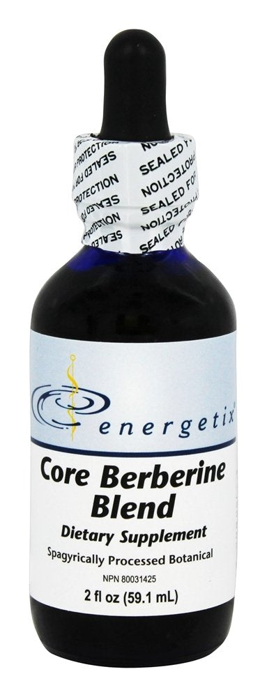 Energetix Core Berberine Blend bottle pour, great for adding to drinks.