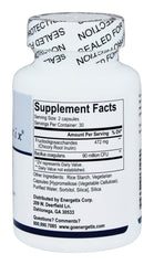 Energetix Flora Synergy serving suggestion with two capsules for daily use.