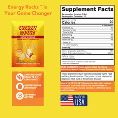 Energy Rocks low sugar and calories for guilt-free energy