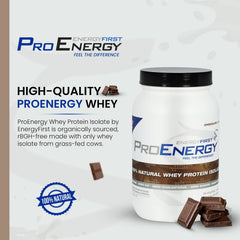EnergyFirst Chocolate Whey shake in a glass with creamy texture for a meal replacement.
