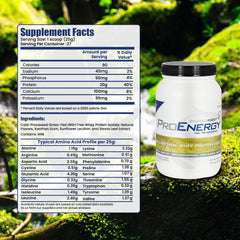 EnergyFirst Vanilla Whey Protein pour demonstrates lactose-free, sugar-free nutrition after a workout.