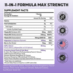 Enerlix Saffron Gummies pack front emphasizes 120 servings and convenience