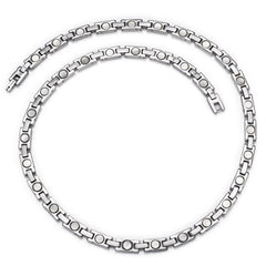 EnerMagiX clasp detail shows secure closure and clean lines
