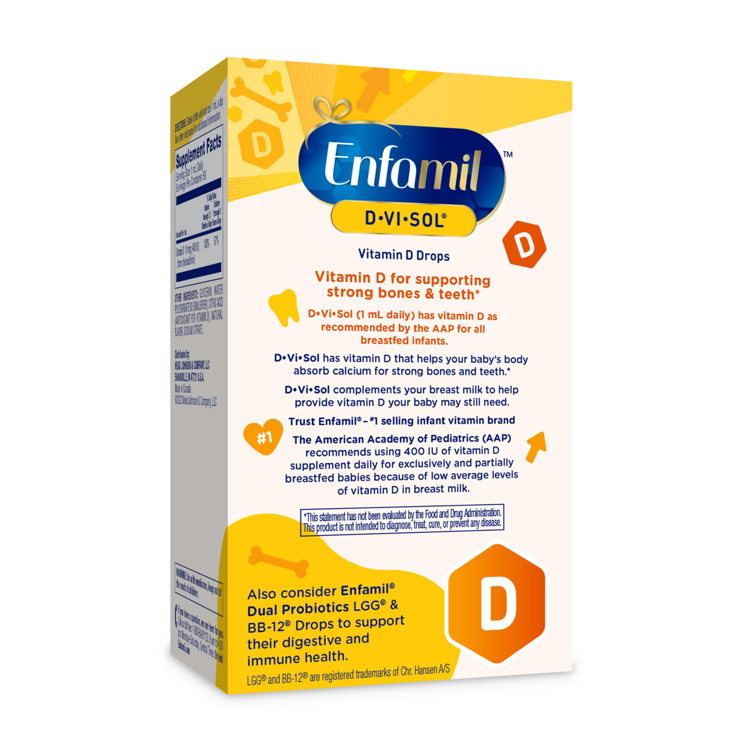 Enfamil D-Vi-Sol Subscribe & Save option for convenience.