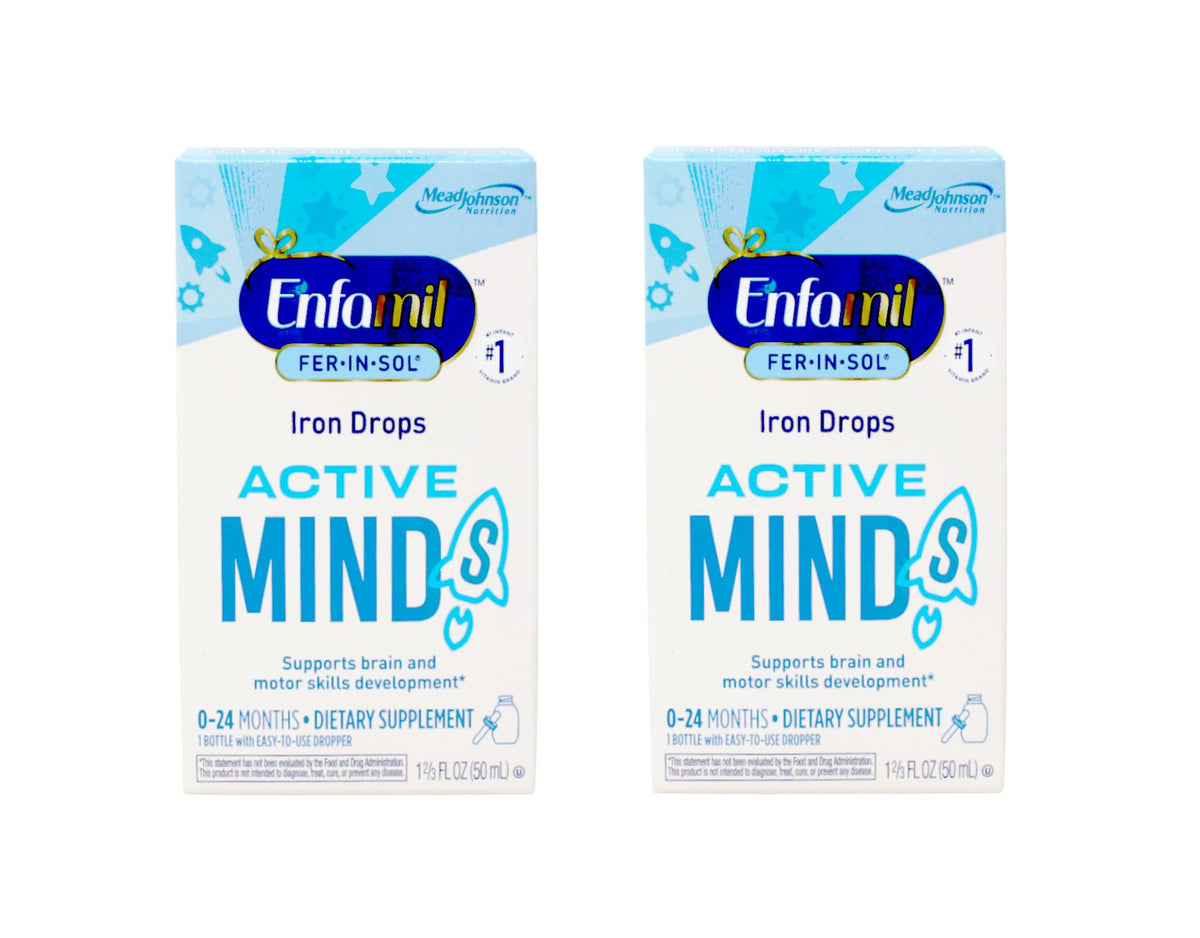Enfamil Fer-In-Sol bottle 50 mL for easy iron supplementation