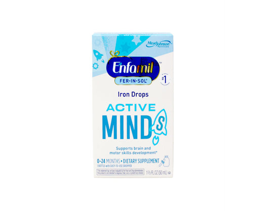 Enfamil Fer-In-Sol dropper used directly in mouth for convenient daily dosing
