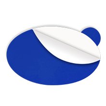 ENGO patch applied to heel area reduces rubbing and blister risk.