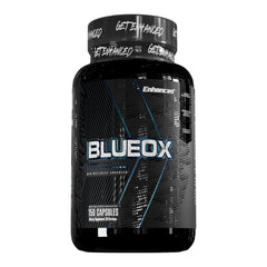 Enhanced Blue Ox bottle front view for daily energy support