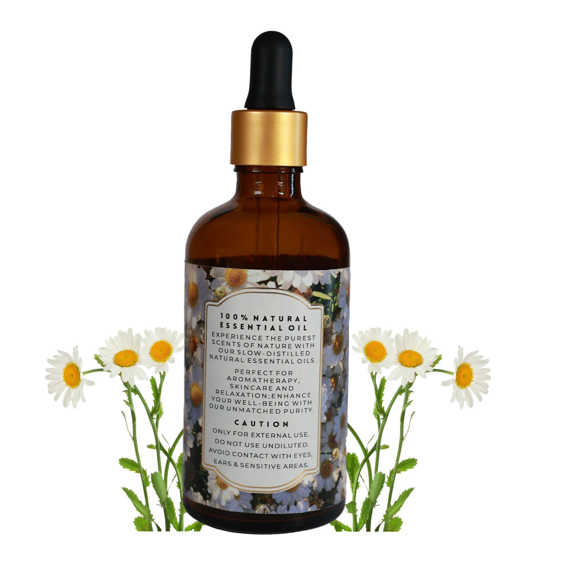 Chamomile oil in laundry leaves a soothing scent on fabrics.